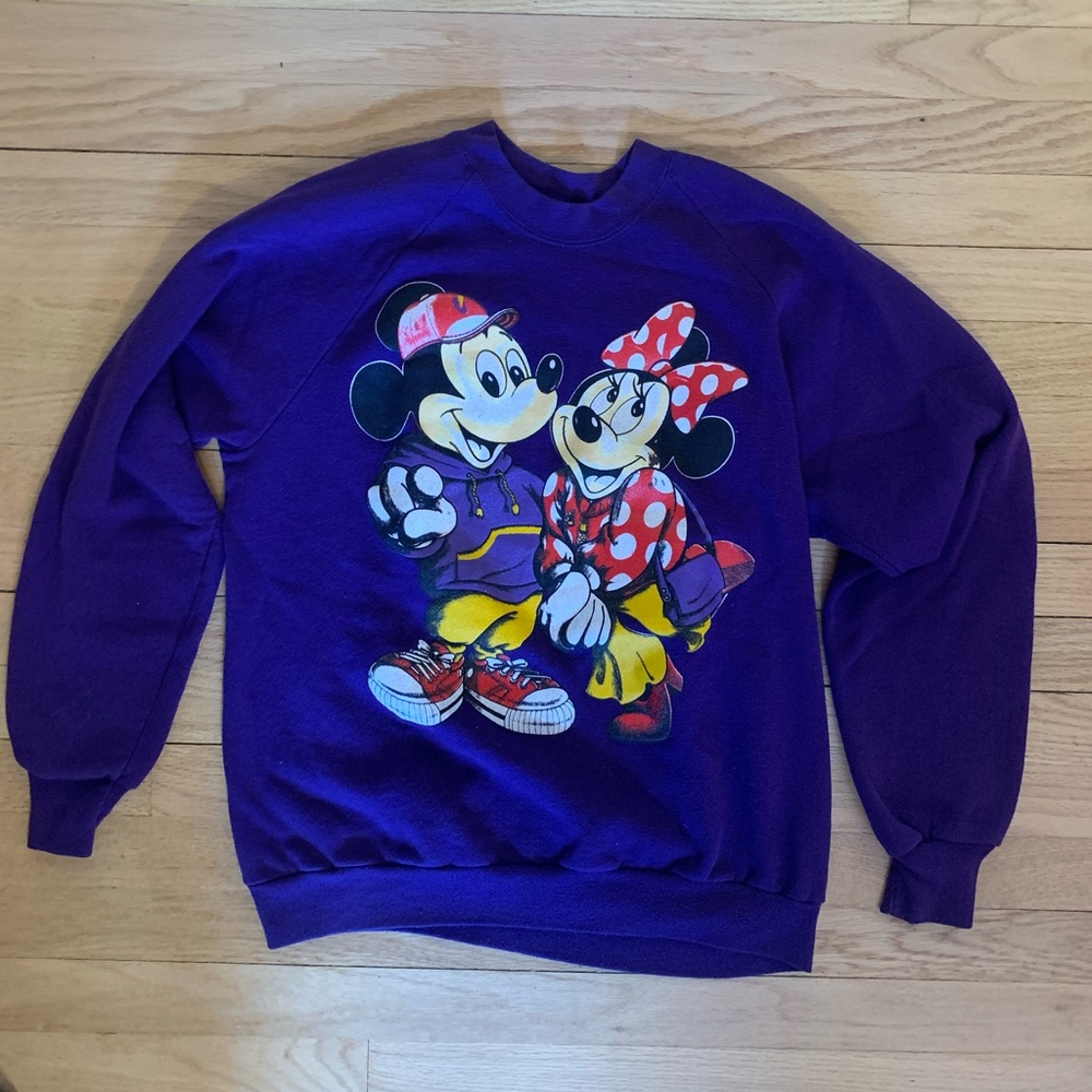 Disney Crewneck with Mickey and Minnie